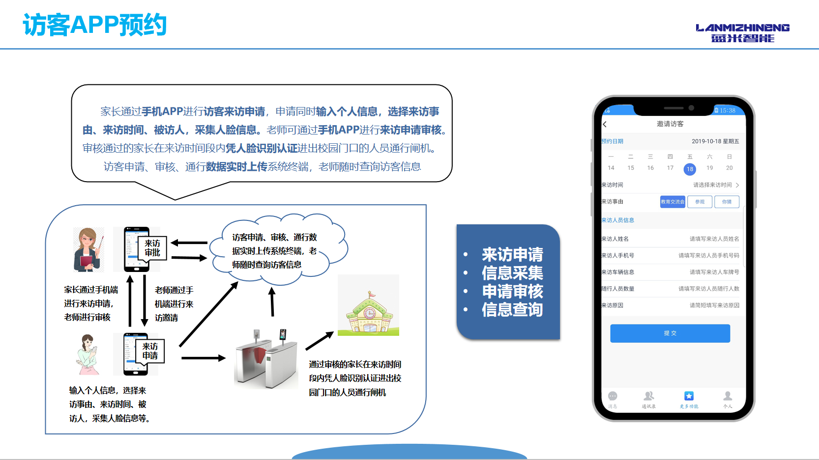 校園訪客APP預(yù)約